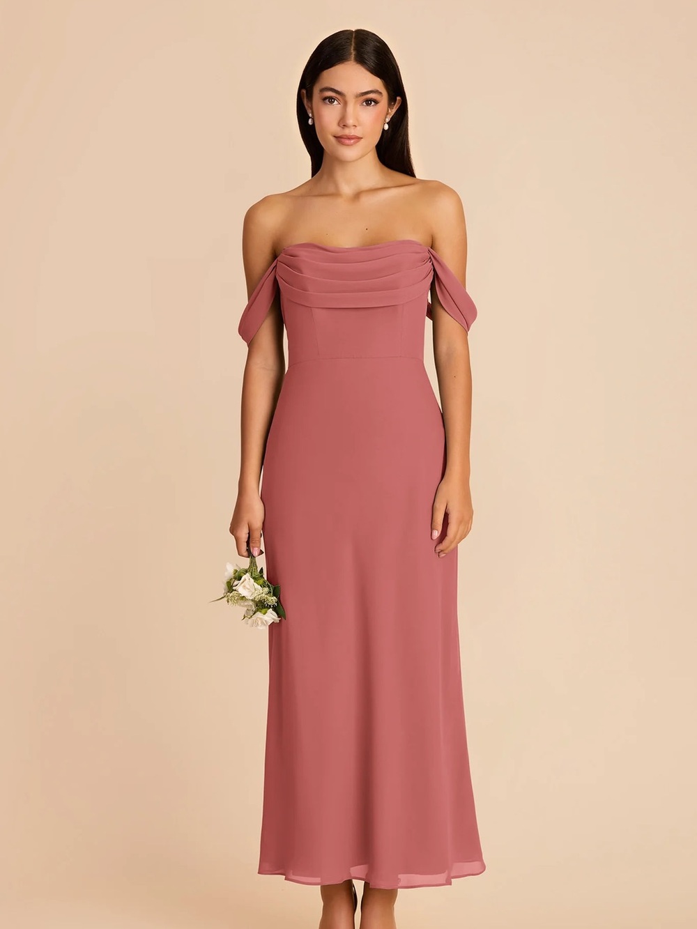 Women's Off-Shoulder Mulberry Evening Gown - Birdy Grey Mischa